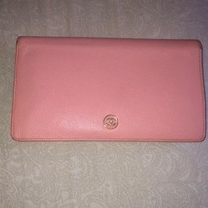 Chanel Long Wallet in Pink